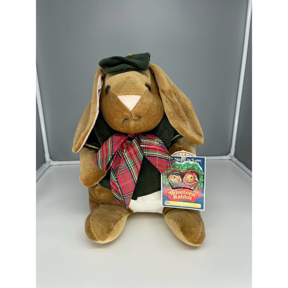 Vintage 1985 Commonwealth Mr. Velveteen Rabbit Ears Plush Toys R Us Exclusive* - Picture 1 of 16